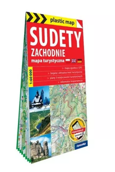 Sudety Zachodnie mapa turystyczna 1: 60 000 foliowana 2023