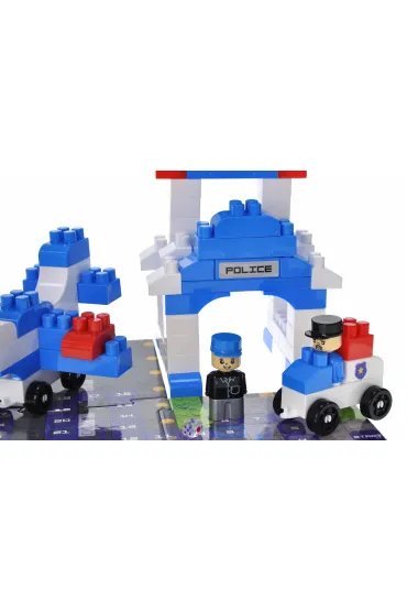 Klocki konstrukcyjne Blocks&Steps Policyjny...