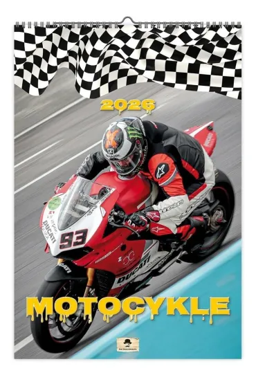 Kalendarz 2026 �cienny A3 VD.21 Motocykle