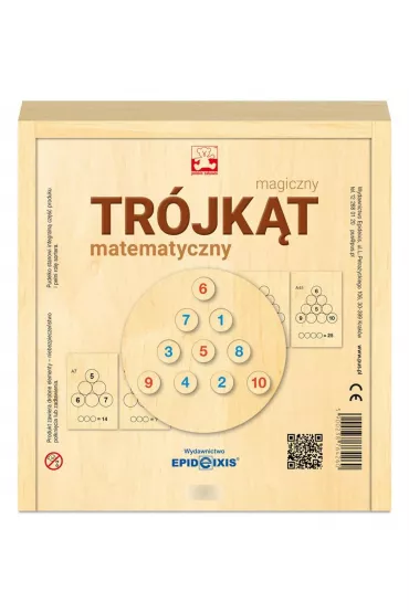 Magiczny tr�jk�t matematyczny w drewnianym pude�ku Epideixis