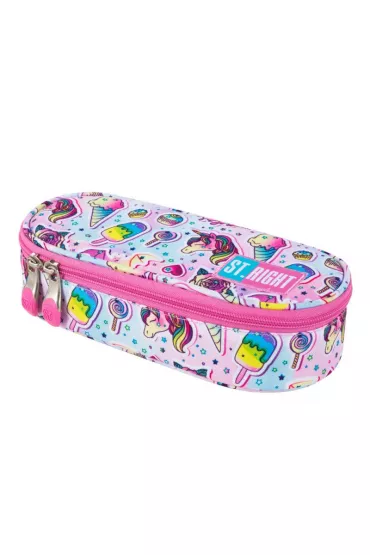 St. Majewski Pi�rnik saszetka usztywniona z wewn�trzn� klapk� Sweet & Pink