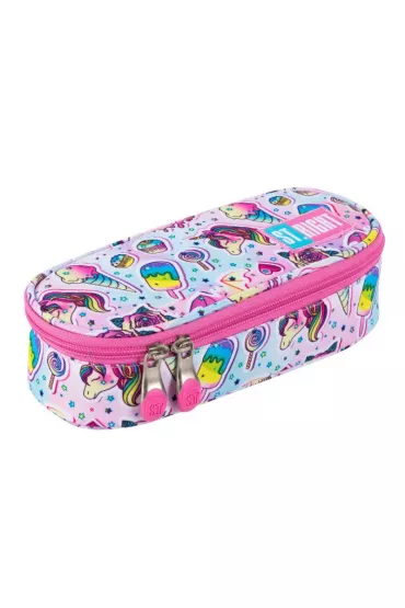 St. Majewski Pi�rnik saszetka usztywniona z wewn�trzn� klapk� Sweet & Pink