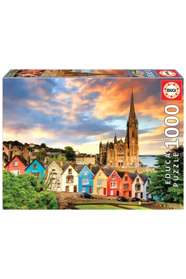 Puzzle 1000 el. Katedra �w. Kolmana, Cobh, Irlan Educa