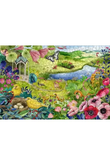 Puzzle drewniane 500 el. Dziki ogr�d Ravensburger