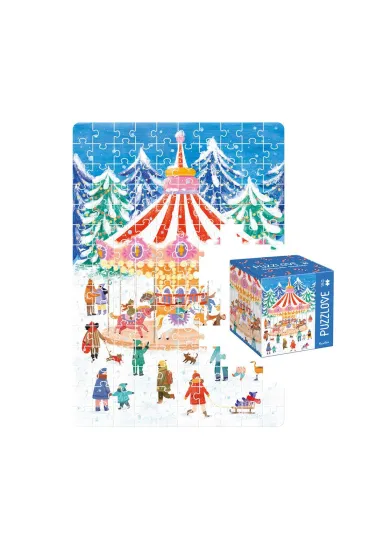 Puzzle Puzzlove CzuCzu 150 el. Zimowa rado�� Bright Junior Media