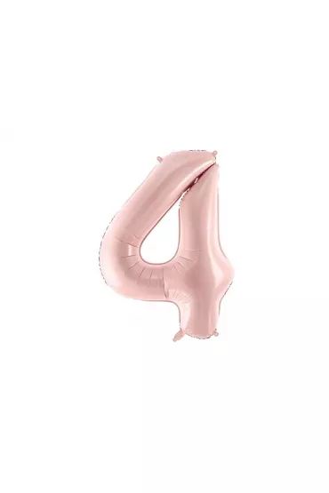 PartyDeco Balon foliowy 4 jasny r�owy 72cm
