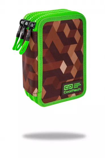 CoolPack Pi�rnik potr�jny z wyposa�eniem Jumper 3 City Jungle