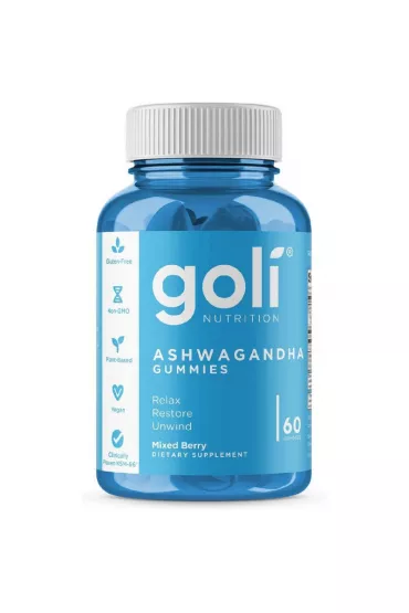 Goli Nutrition Ashwagandha KSM-66 Gummies Suplement diety 60 szt.