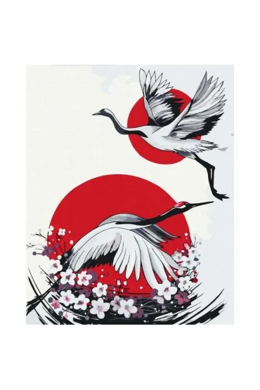 Twoje Hobby Malowanie po numerach - �uraw japo�ski 40x50cm