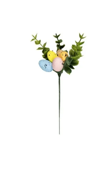 Ga��zka dekoracyjna z pisankami 24 cm