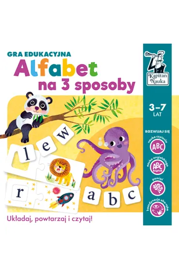 Kapitan Nauka. Alfabet na 3 sposoby Edgard - Agnieszka Ulatowska
