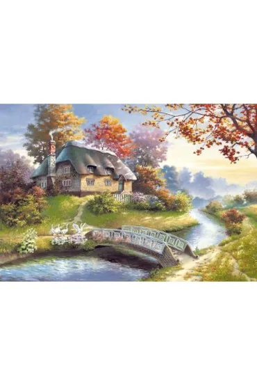 Puzzle 1500 el. Domek wiejski Castorland
