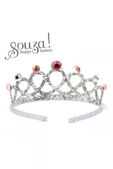 Korona tiara srebrna Emy