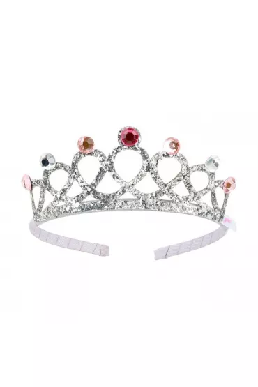 Korona tiara srebrna Emy