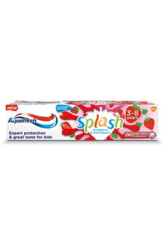 Aquafresh Splash Toothpaste pasta do zbw dla dzieci 3-8 lat Strawberry & Mint 50 ml