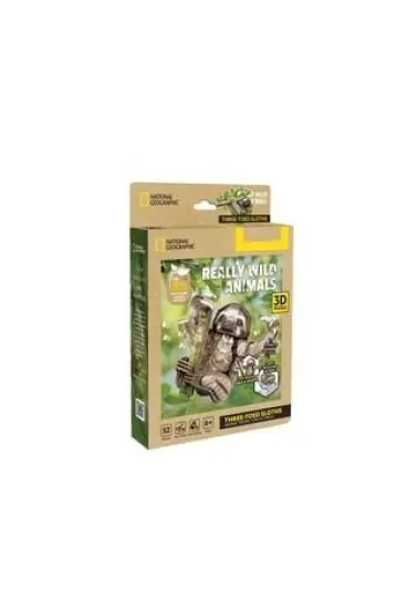 Puzzle 3D National Geographic Leniwiec 52el Cubic Fun