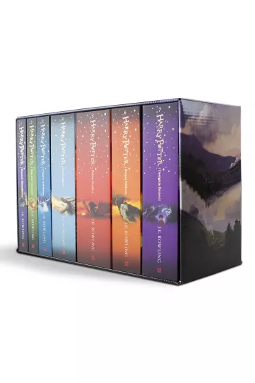 Pakiet Harry Potter. Tomy 1-7: Kamie filozoficzny, Komnata tajemnic, Wizie Azkabanu, Czara Ognia, Zakon Feniksa, Ksi Pkrwi, Insygnia mierci - Joanne Kathleen Rowling