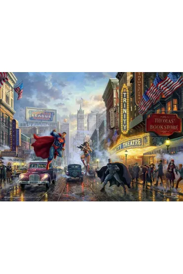 Puzzle 1000 el. PQ T.Kinkade Batman Wonder Woman Superman Schmidt Spiele-Puzzle