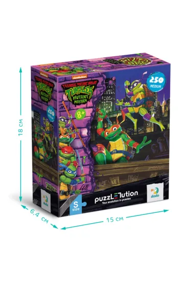 Puzzle 250 el. MNT. Donatello and Michelangelo Dodo