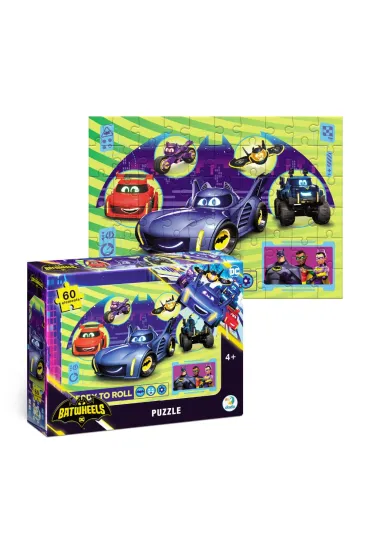 Puzzle 60 el. Batwheels Chc� si� bawi� Dodo
