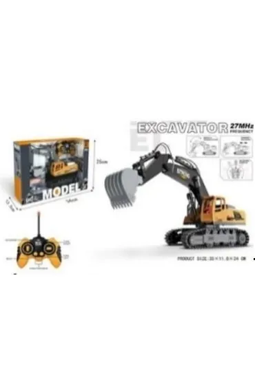 Koparka �wiat�o d�wi�k 1:18 27MHz 35x11,8x24cm Madej