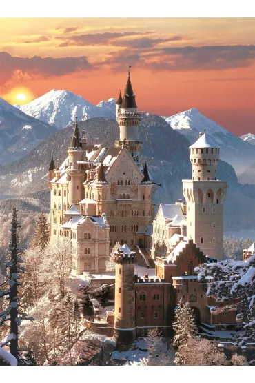 Puzzle 1500 el. Compact Neuschwanstein Clementoni