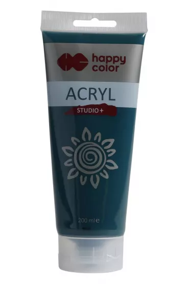 Happy Color Farba akrylowa Studio ziele� szmaragdowa 200ml