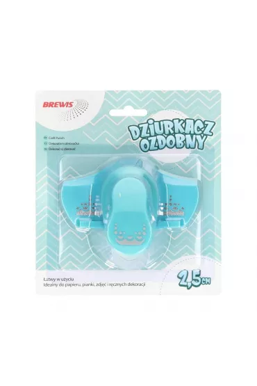 Brewis Dziurkacz ozdobny brzegowy - Falbanka 2,5cm