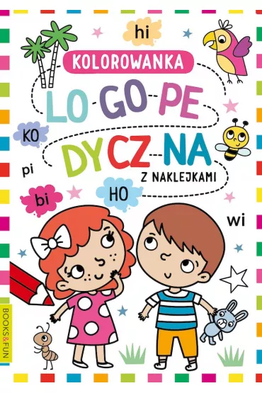 Kolorowanka logopedyczna z naklejkami 3