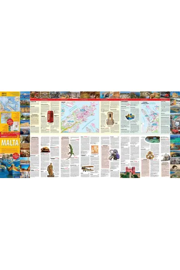 Malta laminowany map&guide XL 2w1 przewodnik i mapa