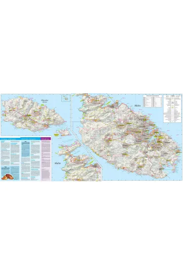 Malta laminowany map&guide XL 2w1 przewodnik i mapa