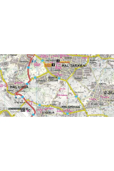Malta laminowany map&guide XL 2w1 przewodnik i mapa