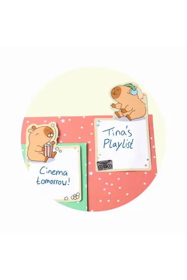 Coolpack Capybara Notes Kabibara Happy 90k zestaw 2szt. mix kolor�w