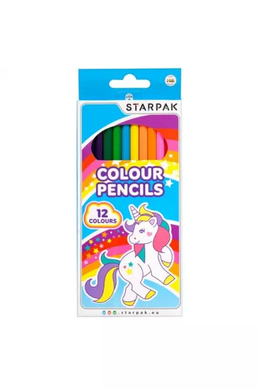 Starpak Kredki STK Uni 12 kolor�w