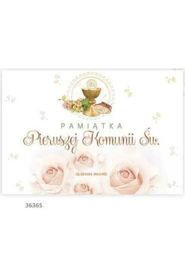 Pol-Mak Kartki Pami�tka Pierwszej Komunii �wi�tej. POL-MAK AKA4 36365