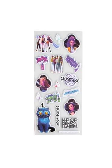 KIDS EUROSWAN Zestaw puszystych naklejek K-POP Demon Hunters KD711438