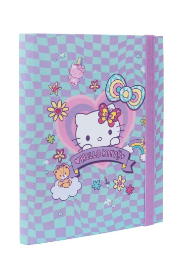 Patio Teczka przestrzenna tekturowa z gumk� A5 Hello Kitty pink wz�r 1