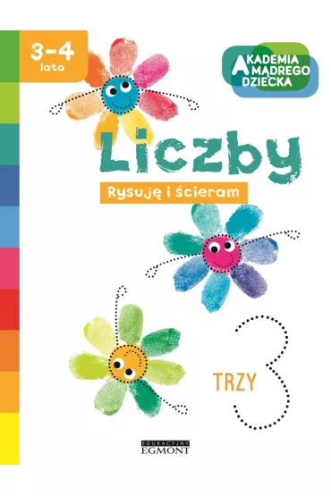 Liczby. Akademia M�drego Dziecka. Rysuj� i �cieram - Dobrowolska Marzenna