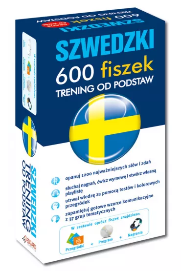 Szwedzki 600 fiszek Trening od podstaw