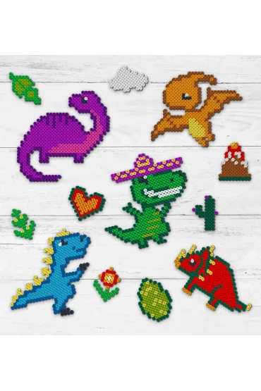 Zestaw koralik�w do prasowania Dinozaury Panta Plast