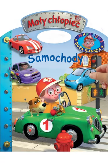 Ma�y ch�opiec. Naklejki z du�� plansz�. Samochody