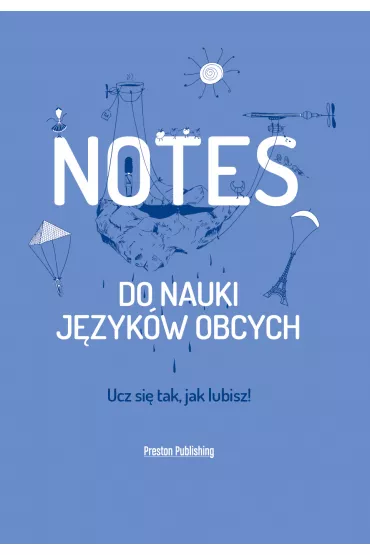 Preston Publishing Notes do nauki j�zyk�w obcych niebieski