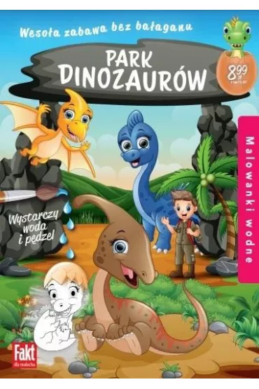 Park dinozaur�w. Malowanki wodne