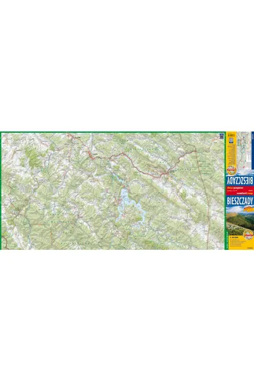 Bieszczady laminowana mapa turystyczna 1:65 000