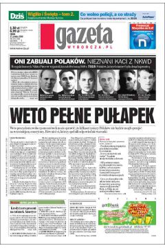 ePrasa Gazeta Wyborcza - Toru 294/2008