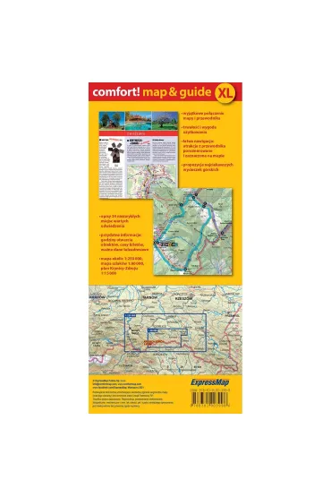 Beskid Niski map&guide XL PL laminat 2021