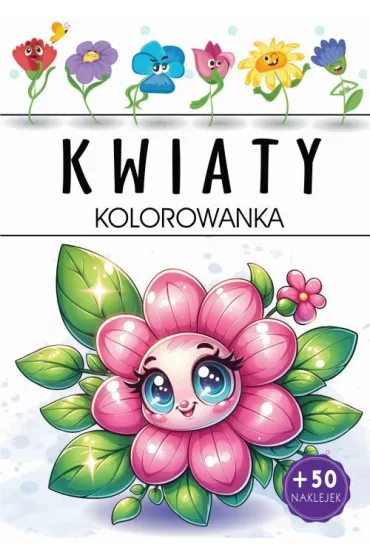 Kwiaty. Kolorowanka