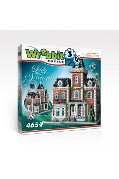 Puzzle 3D Domek Wiktoriaski 465 Wrebbit Puzzles