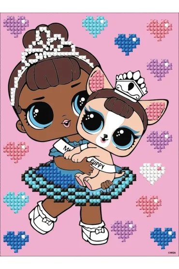Diamnetowa mozaika - LOL Miss Baby 15x20cm Ideyka