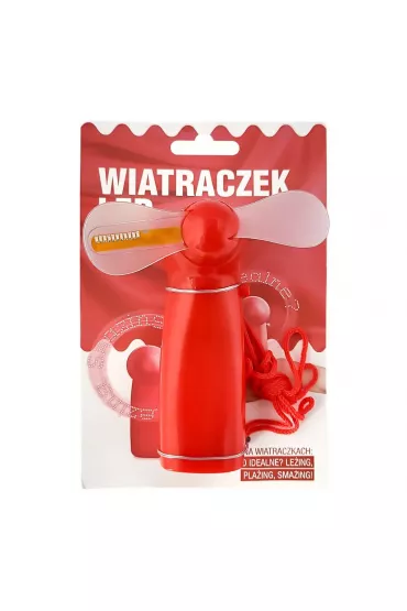MCD Wiatraczek led czerwony